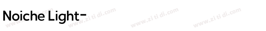 Noiche Light字体转换